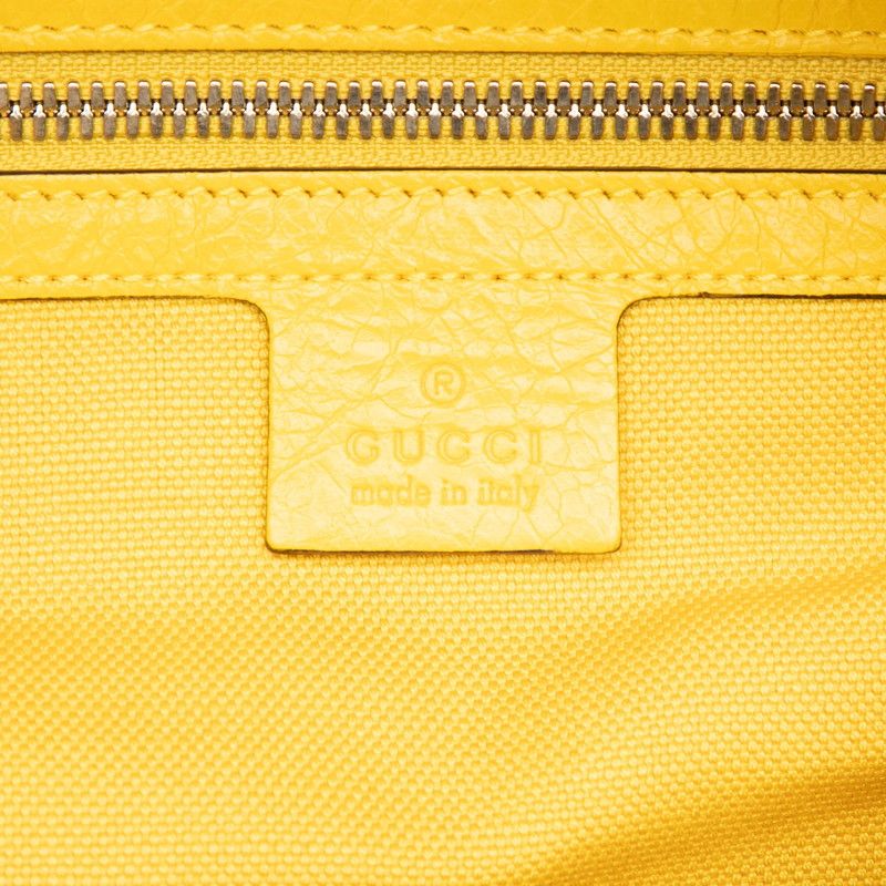 Gucci Interlocking G Boston Bag Shoulder Bag Duffel Bag 3WAY 587866 Yellow