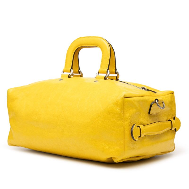 Gucci Interlocking G Boston Bag Shoulder Bag Duffel Bag 3WAY 587866 Yellow