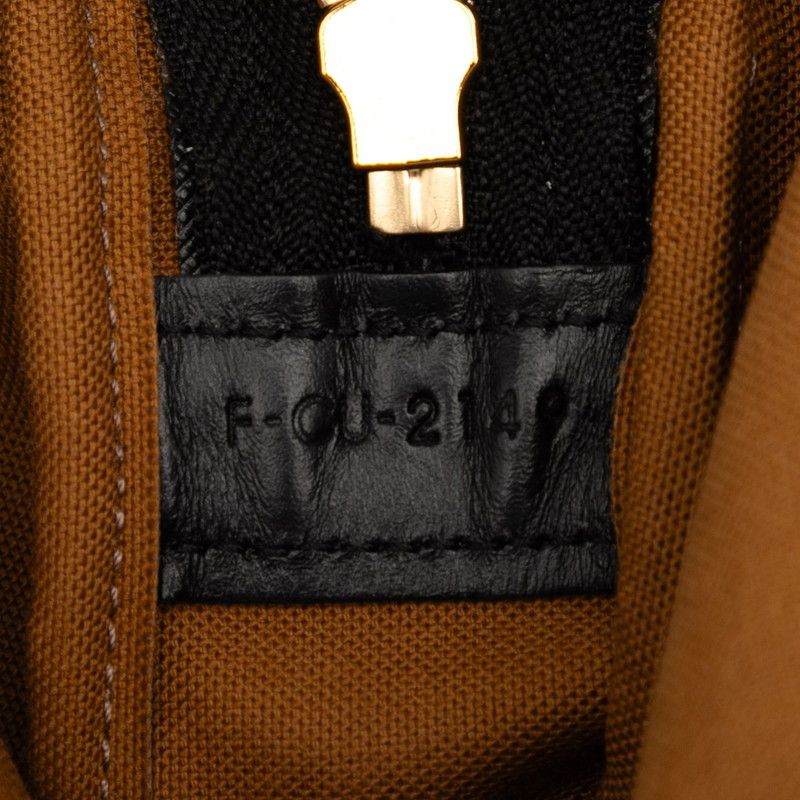 Celine Triomphe Crossbody Shoulder Bag Brown Black PVC Leather Women's Celine