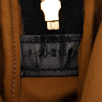 Celine Triomphe Crossbody Shoulder Bag Brown Black PVC Leather Women's Celine