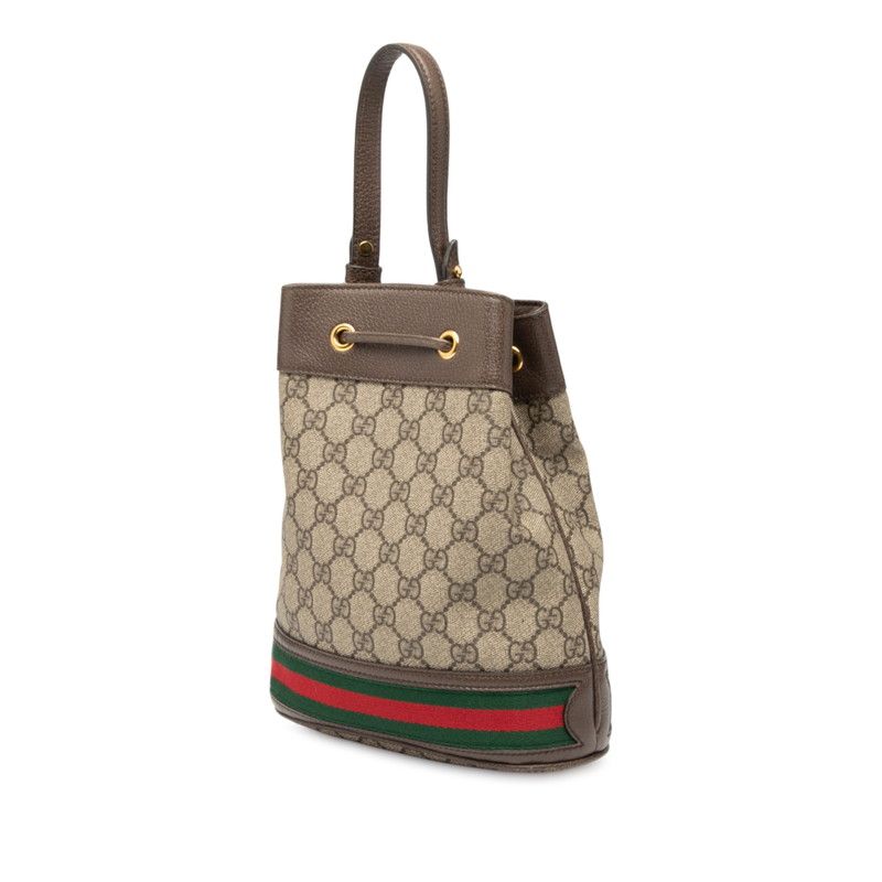 Gucci GG Supreme Ophidia Small Bucket Bag Handbag Shoulder Bag 2WAY 550621