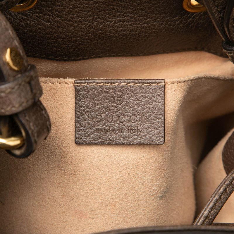 Gucci GG Supreme Ophidia Small Bucket Bag Handbag Shoulder Bag 2WAY 550621