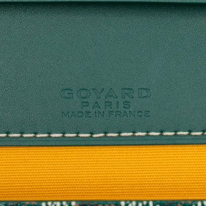 Goyard Monte Carlo PM Clutch Bag Shoulder Bag Green PVC Leather Ladies Goyard