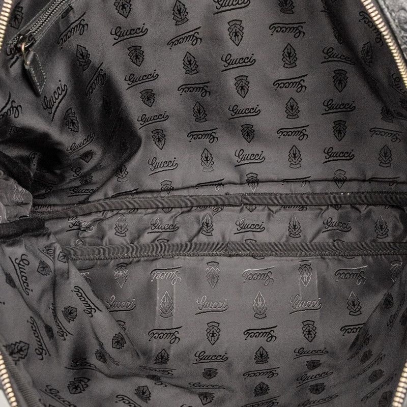 Guccissima Business Bag Shoulder Bag 2WAY 208463 Black Leather Men's Gucci