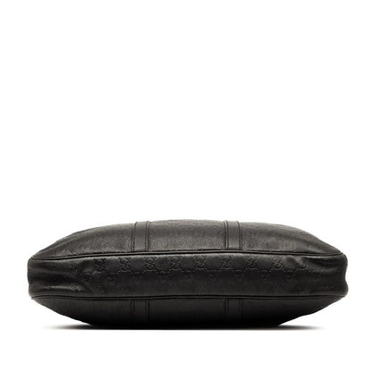 Guccissima Business Bag Shoulder Bag 2WAY 208463 Black Leather Men's Gucci