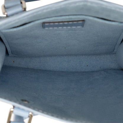 Louis Vuitton Epi Petite Sac Pla Handbag Shoulder Bag 2WAY M80167 Blue Leather