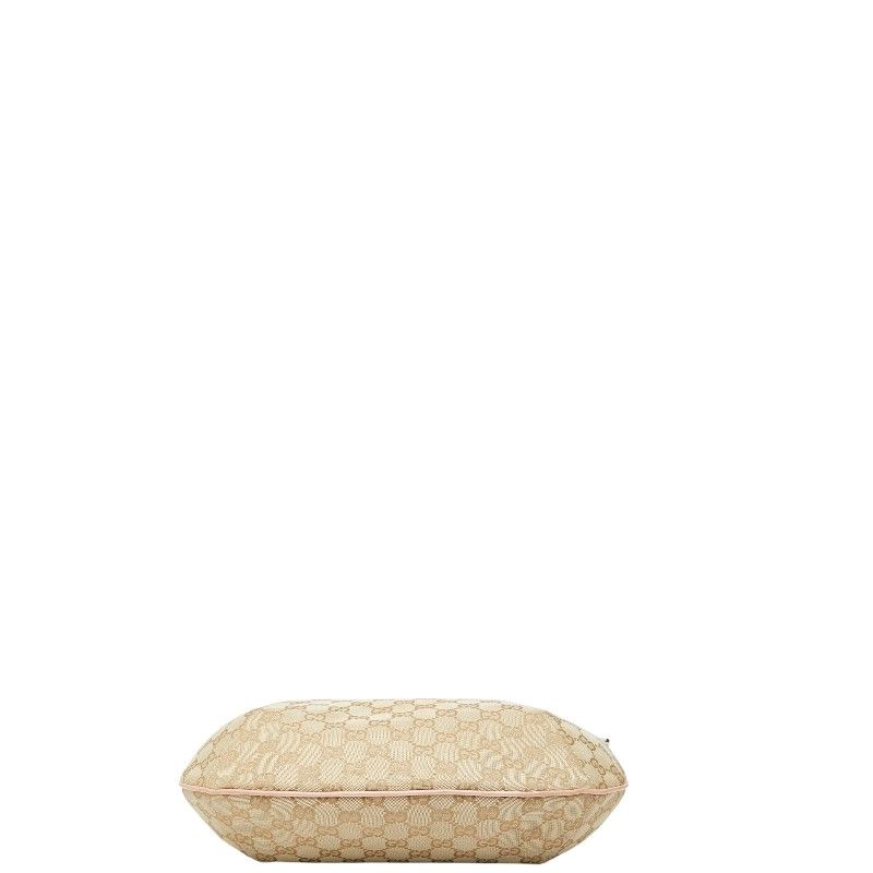 Gucci GG Campus Sherry Line Crossbody Shoulder Bag 181092 Beige Pink Canvas