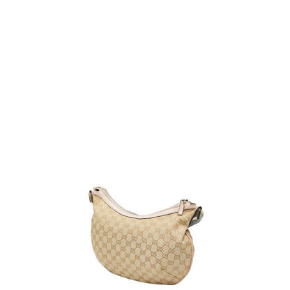 Gucci GG Campus Sherry Line Crossbody Shoulder Bag 181092 Beige Pink Canvas