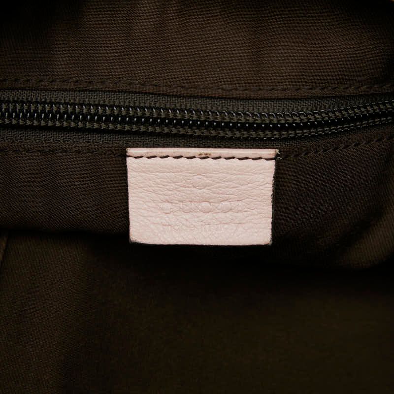 Gucci GG Campus Sherry Line Crossbody Shoulder Bag 181092 Beige Pink Canvas