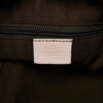 Gucci GG Campus Sherry Line Crossbody Shoulder Bag 181092 Beige Pink Canvas