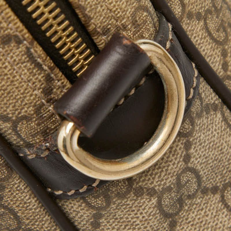 Gucci GG Supreme 201480 Beige Brown PVC Leather Men's Gucci