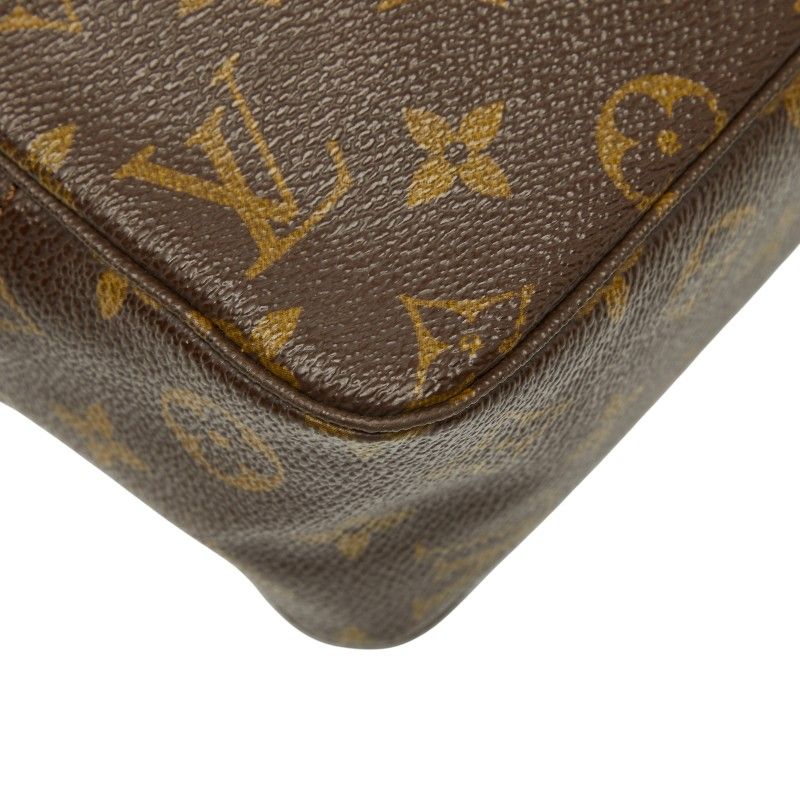 Louis Vuitton Monogram Trousse Toilette 28 Second Bag Clutch Bag M47522 Brown