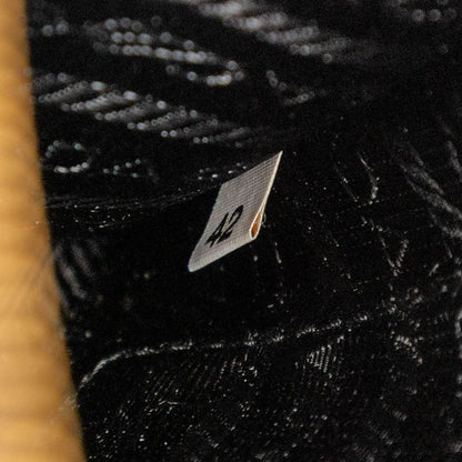 Prada Ribbon Clutch Bag Wristlet Pouch 1nh001 Black Leather Women Prada