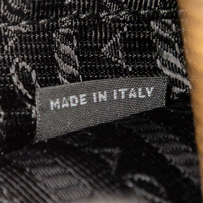 Prada Ribbon Clutch Bag Wristlet Pouch 1nh001 Black Leather Women Prada