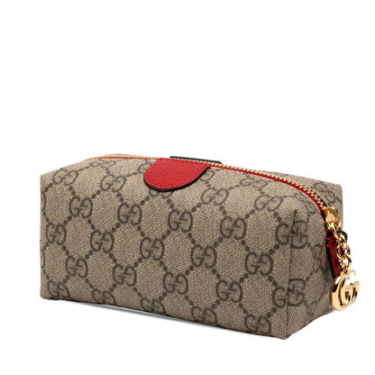 Gucci Ophidia GG Supreme 548394 Beige Red PVC Leather Women's Gucci