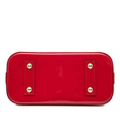 Louis Vuitton Monogram Vernis Alma BB Handbag Shoulder Bag 2WAY M91606 Pomme