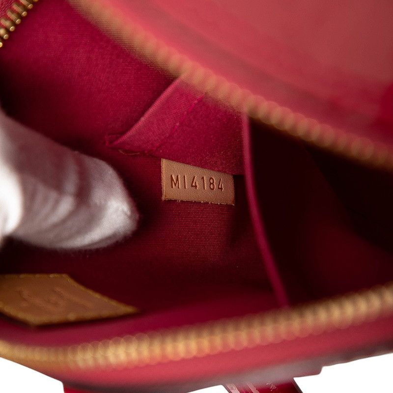 Louis Vuitton Monogram Vernis Alma BB Handbag Shoulder Bag 2WAY M91606 Pomme