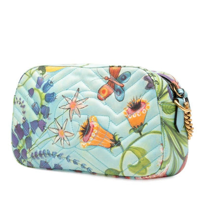 Gucci X Unskilled Worker GG Marmont Floral Flower Butterfly Motif Chain