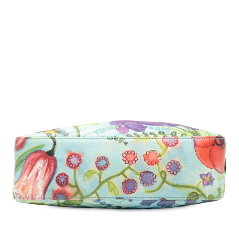 Gucci X Unskilled Worker GG Marmont Floral Flower Butterfly Motif Chain