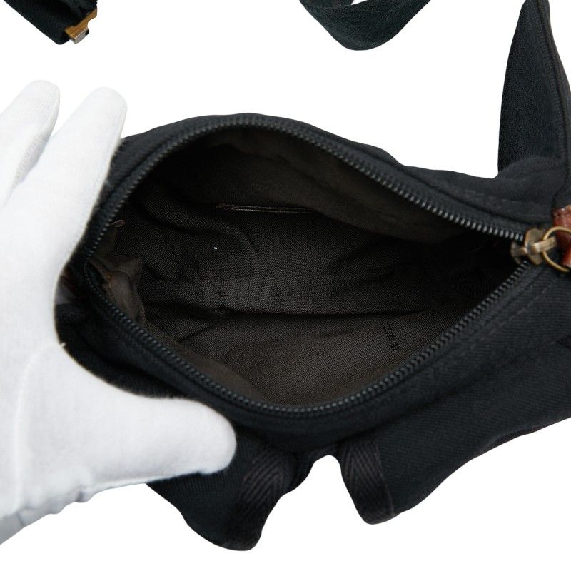 Fendi Zucca 7va149 Black Canvas Women's Fendi