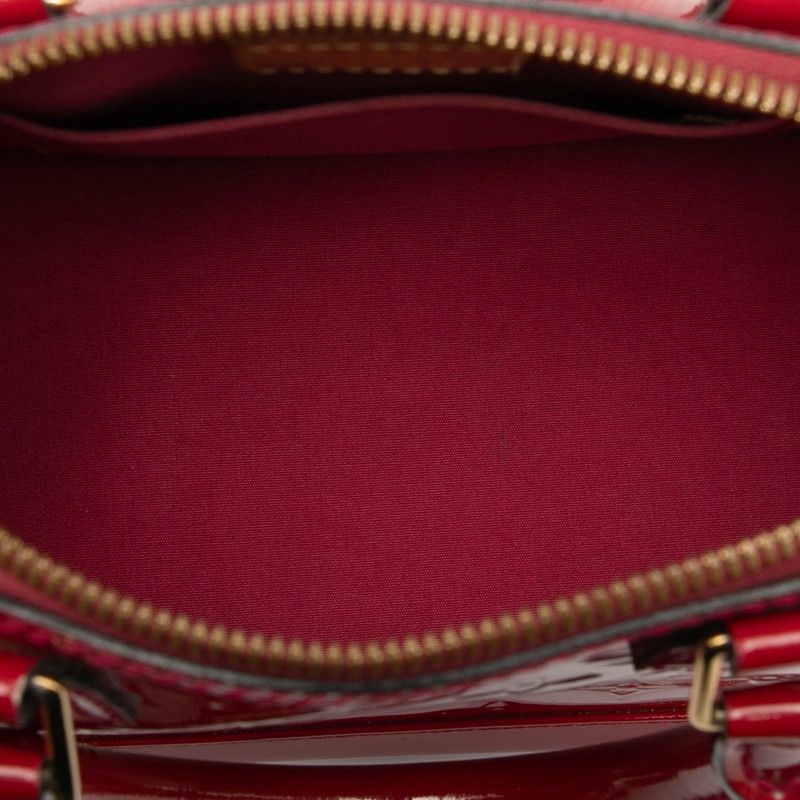 Louis Vuitton Monogram Vernis Alma BB Handbag Shoulder Bag 2WAY M90174 Threes