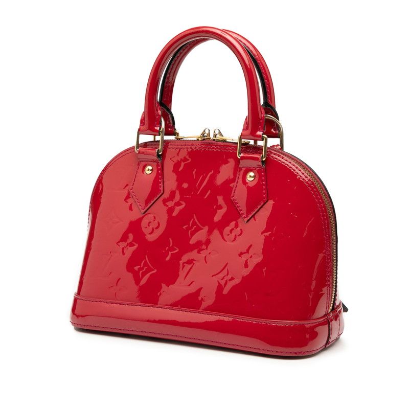Louis Vuitton Monogram Vernis Alma BB Handbag Shoulder Bag 2WAY M90174 Threes