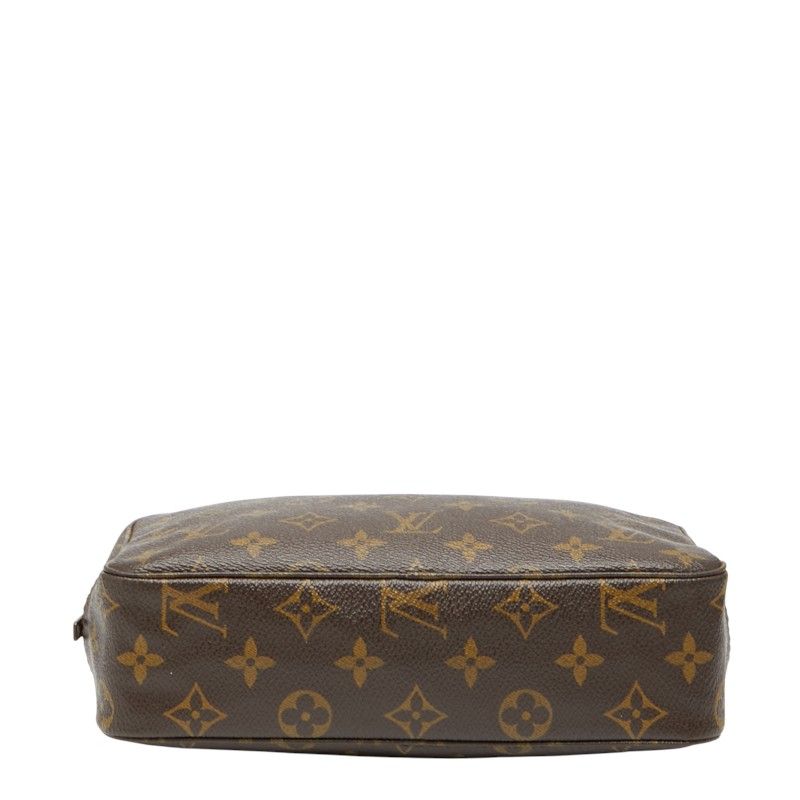 Louis Vuitton Monogram Trousse Toilette 23 Second Bag Clutch Bag M47524 Brown