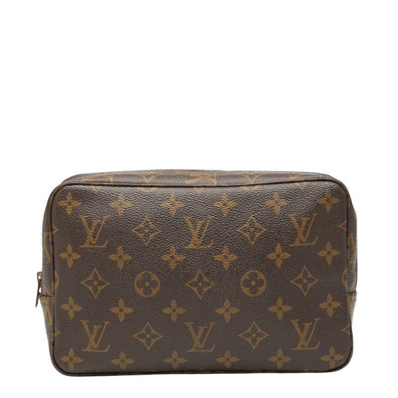 Louis Vuitton Monogram Trousse Toilette 23 Second Bag Clutch Bag M47524 Brown