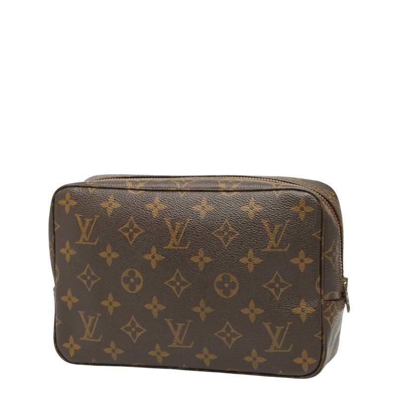 Louis Vuitton Monogram Trousse Toilette 23 Second Bag Clutch Bag M47524 Brown