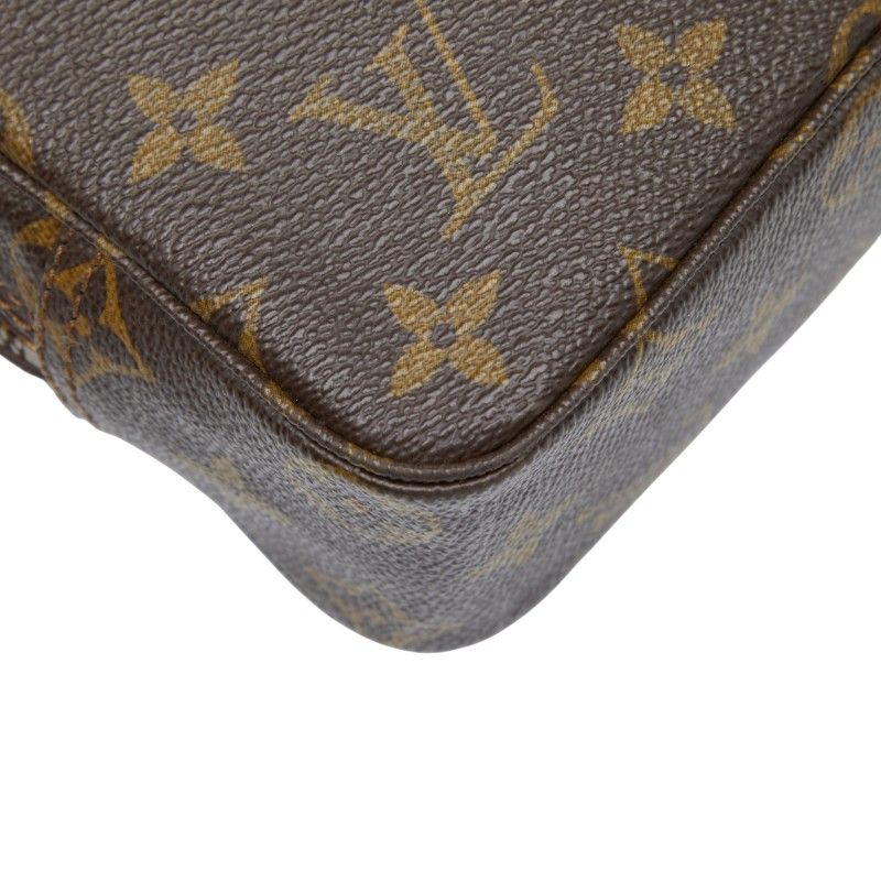Louis Vuitton Monogram Trousse Toilette 23 Second Bag Clutch Bag M47524 Brown