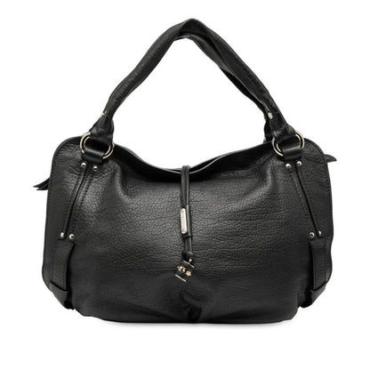 Celine Bittersweet Handbag Tote Bag Black Leather Women's Celine