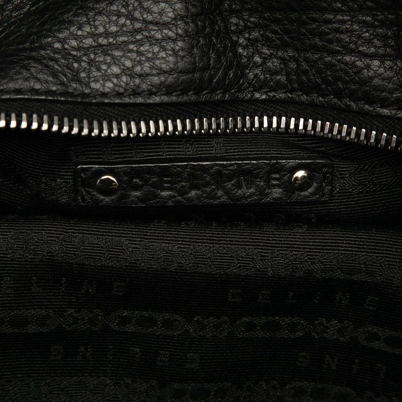 Celine Bittersweet Handbag Tote Bag Black Leather Women's Celine