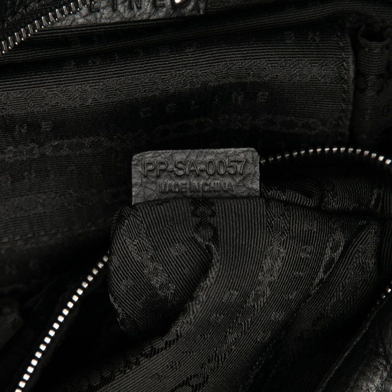 Celine Bittersweet Handbag Tote Bag Black Leather Women's Celine