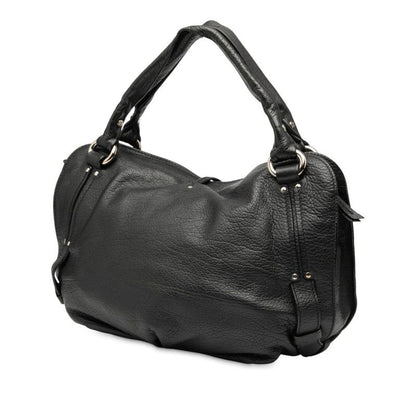 Celine Bittersweet Handbag Tote Bag Black Leather Women's Celine