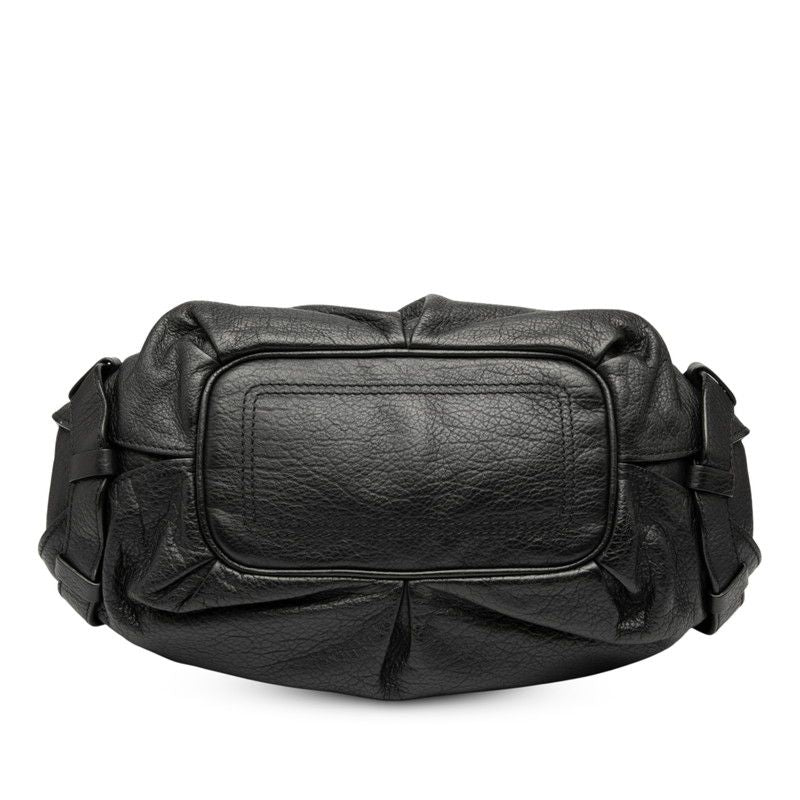 Celine Bittersweet Handbag Tote Bag Black Leather Women's Celine