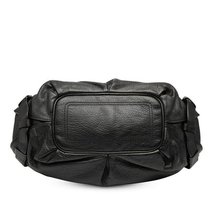 Celine Bittersweet Handbag Tote Bag Black Leather Women's Celine