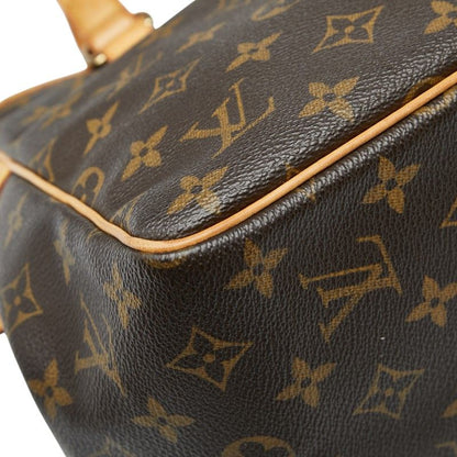 Louis Vuitton Monogram Batignolles Handbag Tote Bag M51156 Brown PVC Leather