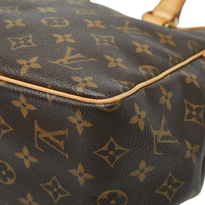 Louis Vuitton Monogram Batignolles Handbag Tote Bag M51156 Brown PVC Leather