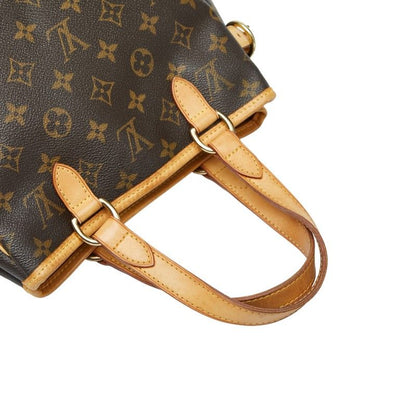 Louis Vuitton Monogram Batignolles Handbag Tote Bag M51156 Brown PVC Leather