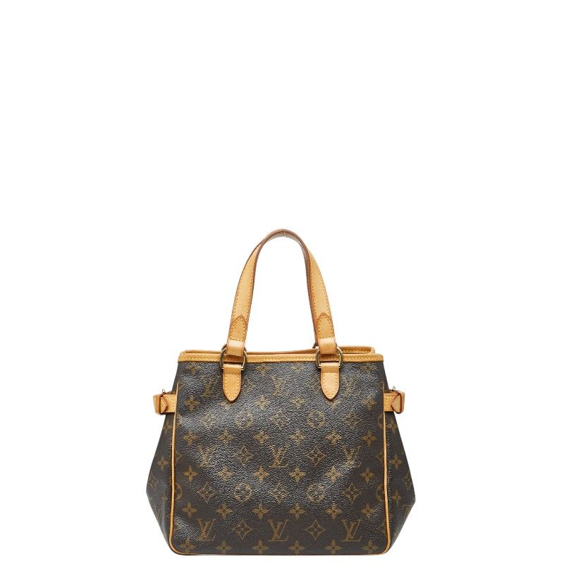 Louis Vuitton Monogram Batignolles Handbag Tote Bag M51156 Brown PVC Leather