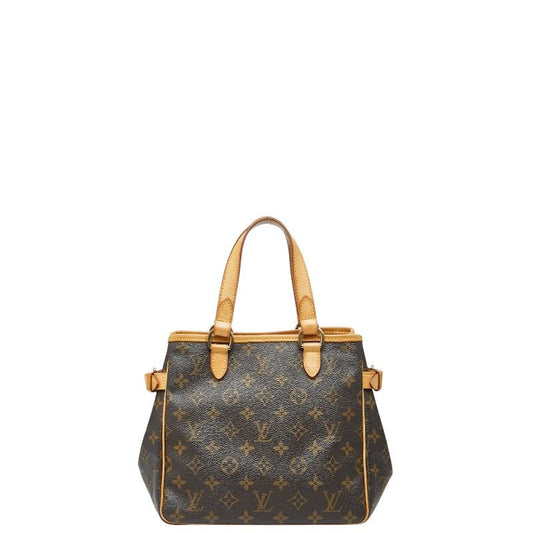 Louis Vuitton Monogram Batignolles Handbag Tote Bag M51156 Brown PVC Leather