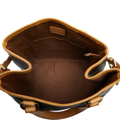 Louis Vuitton Monogram Batignolles Handbag Tote Bag M51156 Brown PVC Leather