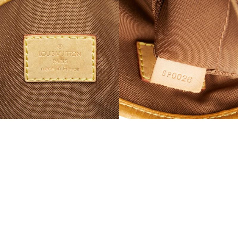 Louis Vuitton Monogram Batignolles Handbag Tote Bag M51156 Brown PVC Leather