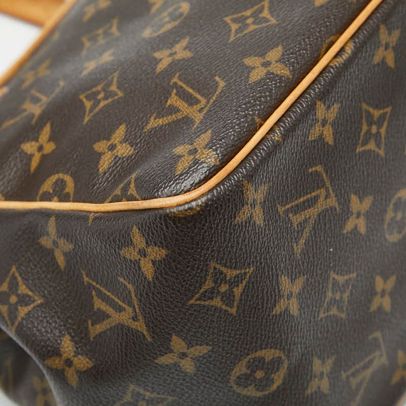 Louis Vuitton Monogram Batignolles Handbag Tote Bag M51156 Brown PVC Leather
