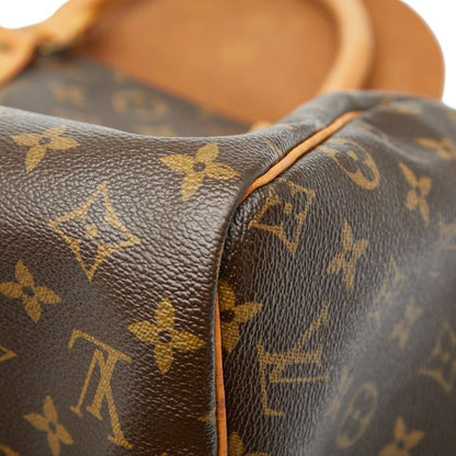 Louis Vuitton Monogram Speedy 30 Handbag Mini Boston Bag M41108 Brown PVC