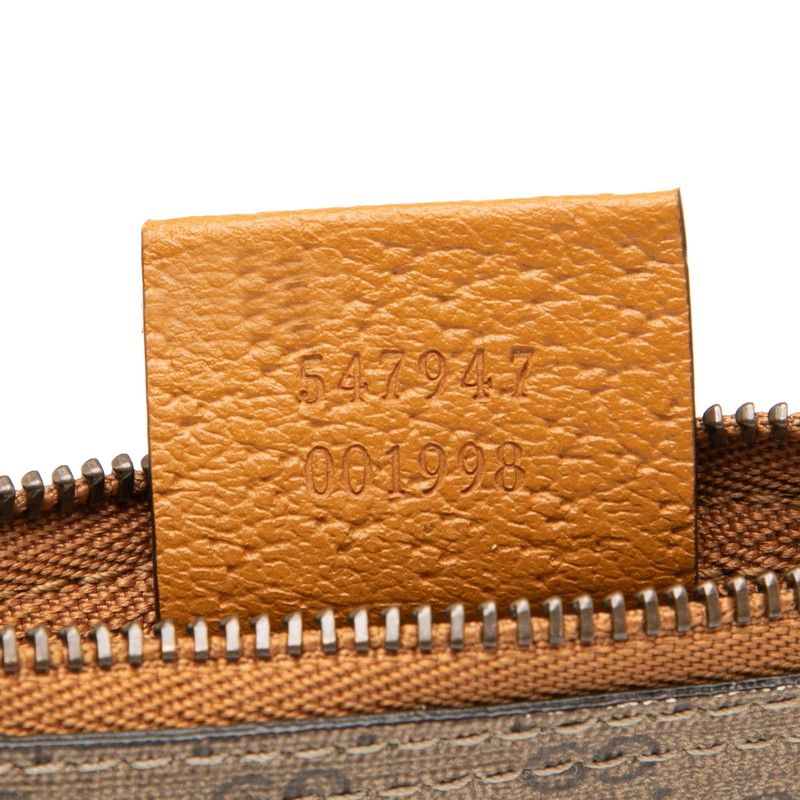 Gucci X Disney Collaboration GG Supreme Accessories Pouch 547947 Beige PVC