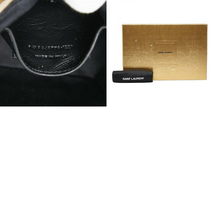 Saint Laurent 80'S Vanity Bag Shoulder Bag Beige Leather Women Saint Laurent