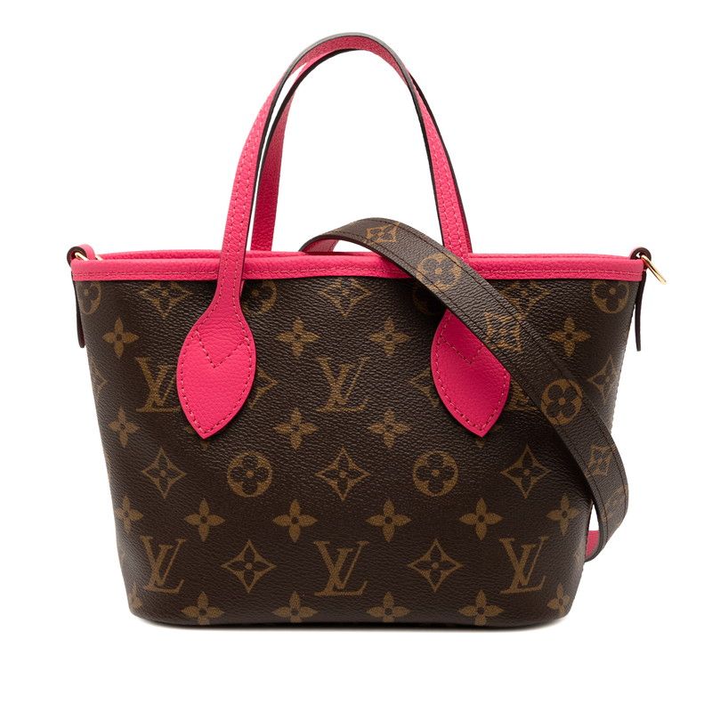 Louis Vuitton Monogram Neverfull Inside Out BB Handbag Shoulder Bag 2WAY M12106