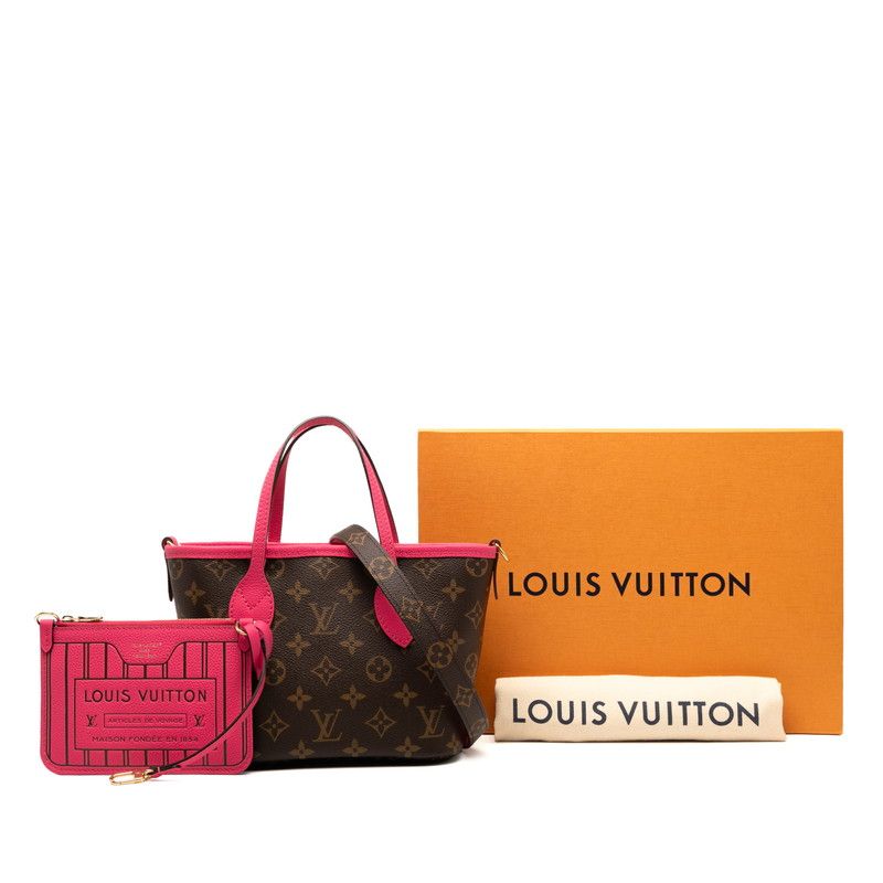 Louis Vuitton Monogram Neverfull Inside Out BB Handbag Shoulder Bag 2WAY M12106