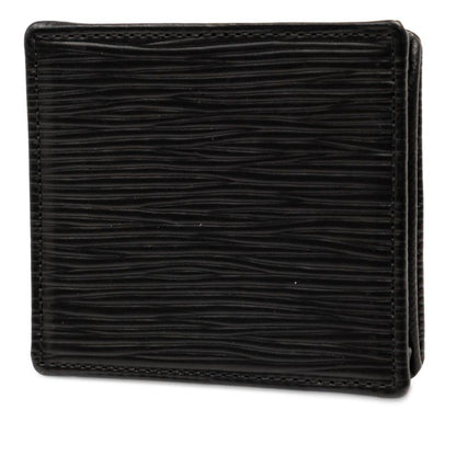 Louis Vuitton Epi Porte Monet Coin Case Coin Case M63692 Black Leather Men's